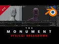Blender VFX CGI Breakdown For THE MONUMENT Short Sci Fi Film By Jeffrey Reale