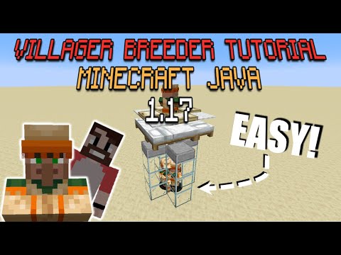 Villager Breeder TUTORIAL Minecraft Java 1.17