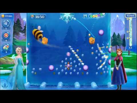 Frozen Free Fall: Icy Shot Level 206 - NO BOOSTERS ☃☃☃ [BUGS POSSIBLE]
