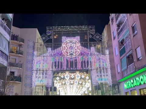 Iluminación Fallas 2026 Falla Malvarrosa