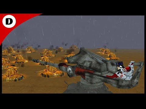 MASSIVE AT-TE WALKER ASSAULT ~ Star Wars Mod - Men of War Assault Squad 2