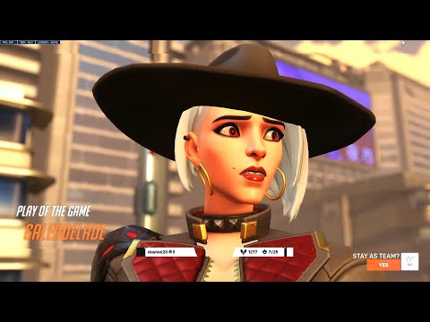 Gale Ashe gameplay - POTG! [ Overwatch 2 PVP Beta ]