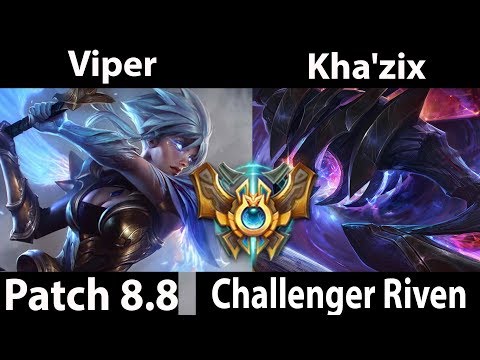 [ Viper ] Riven vs Kha'zix Jungle  - Viper Challenger in KOREA  - Viper  - Don't watch I suck