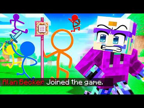 ANIMATION VS MINECRAFT JOINED MY MINECRAFT WORLD