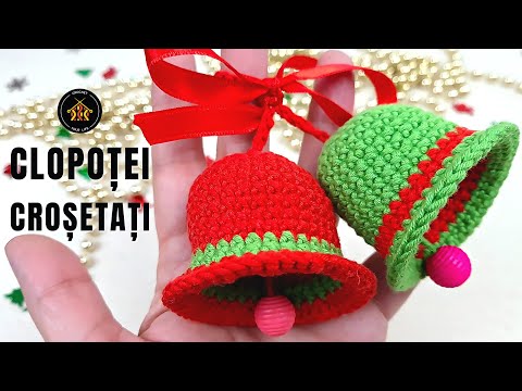 Cum crosetam clopotel - decor pentru bradul de craciun