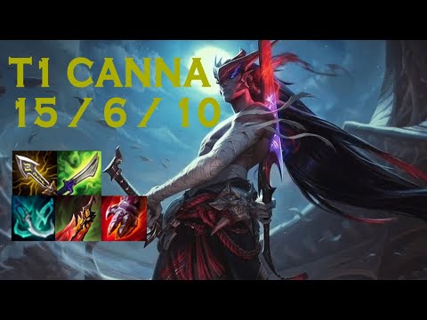 T1 Canna YONE vs AKALI   | TOP | Challenger | Korea | 15/6/10 (KDA)