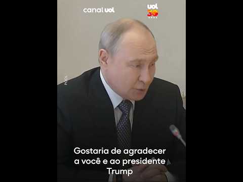 Putin agradece a Trump por esforços para resolver conflito na Ucrânia