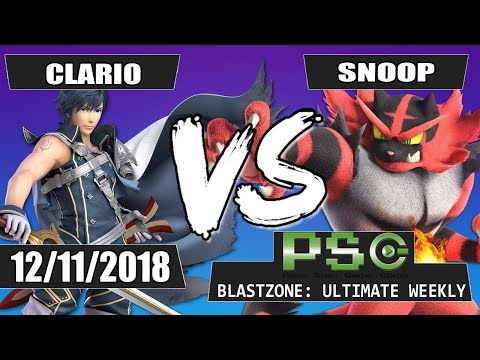 PSG Blastzone: Sugoi | Clario (Chrom/Lucina) vs Sugoi | Snoop (Incineroar) - Winners Round 3