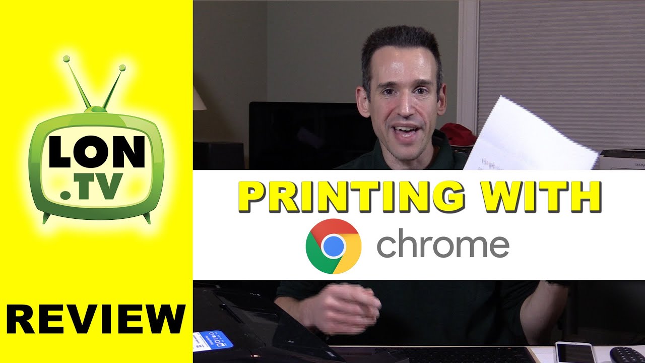 How to Print on a Chromebook running Chrome OS & Google Cloud Print