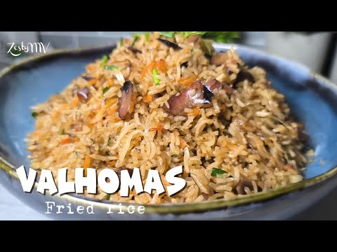 How to Make Smoked Tuna Fried Rice | Maldivian Fried Rice Recipe Step by Step | Valhomas fried rice