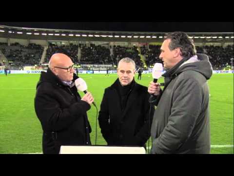 Harm van Veldhoven pregame ADO Den Haag - Roda JC Kerkrade