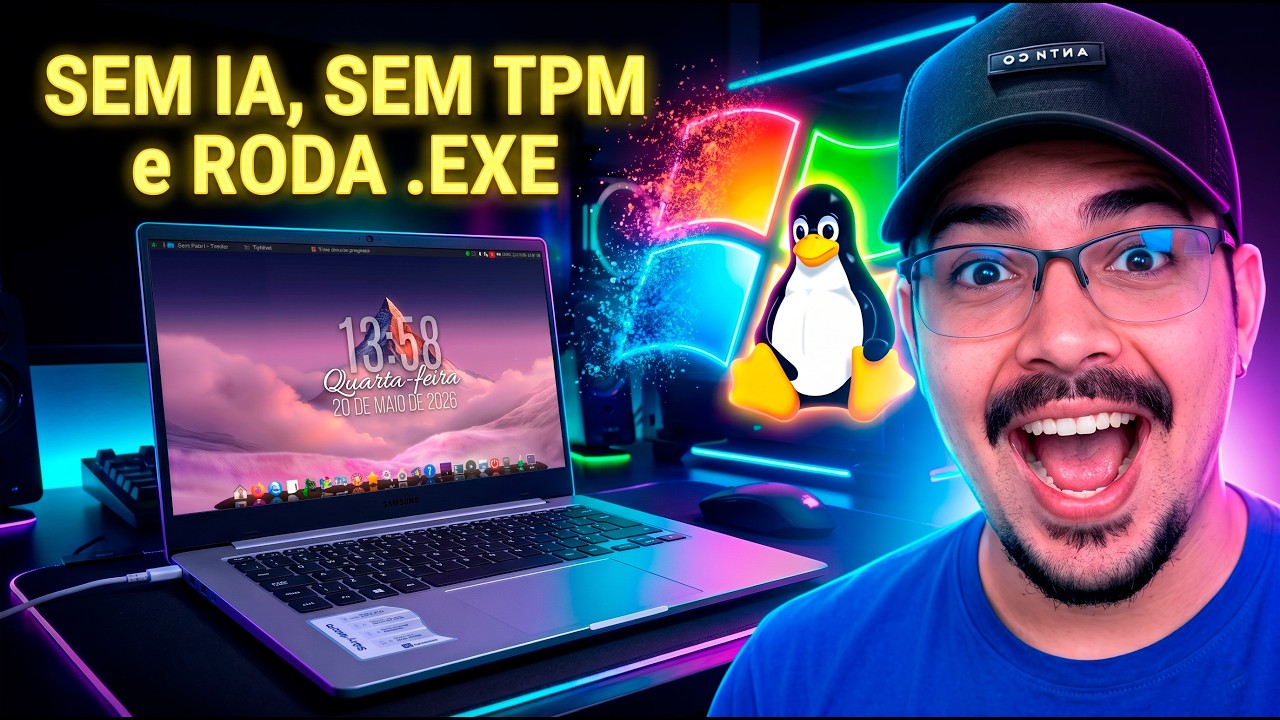INSTALEI ESSE SISTEMA de 1GB e Meu PC Fraco Virou um Monstro!