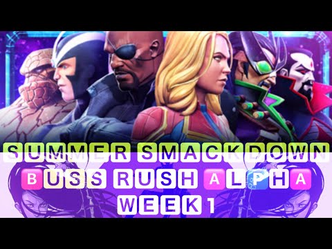Summer Smackdown Alpha Epic Boss Rush Week 1 - Marvel Contest of Champions