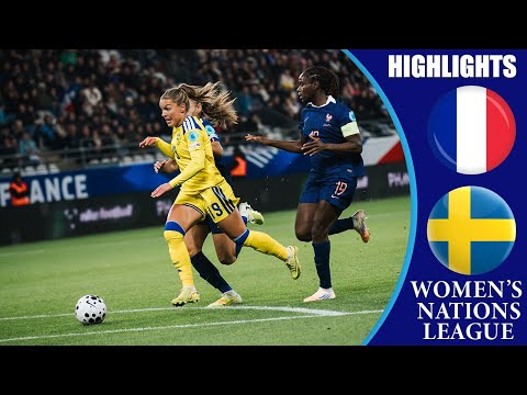 France vs Sweden || HIGHLIGHTS || UEFA Women's Nations League 2025