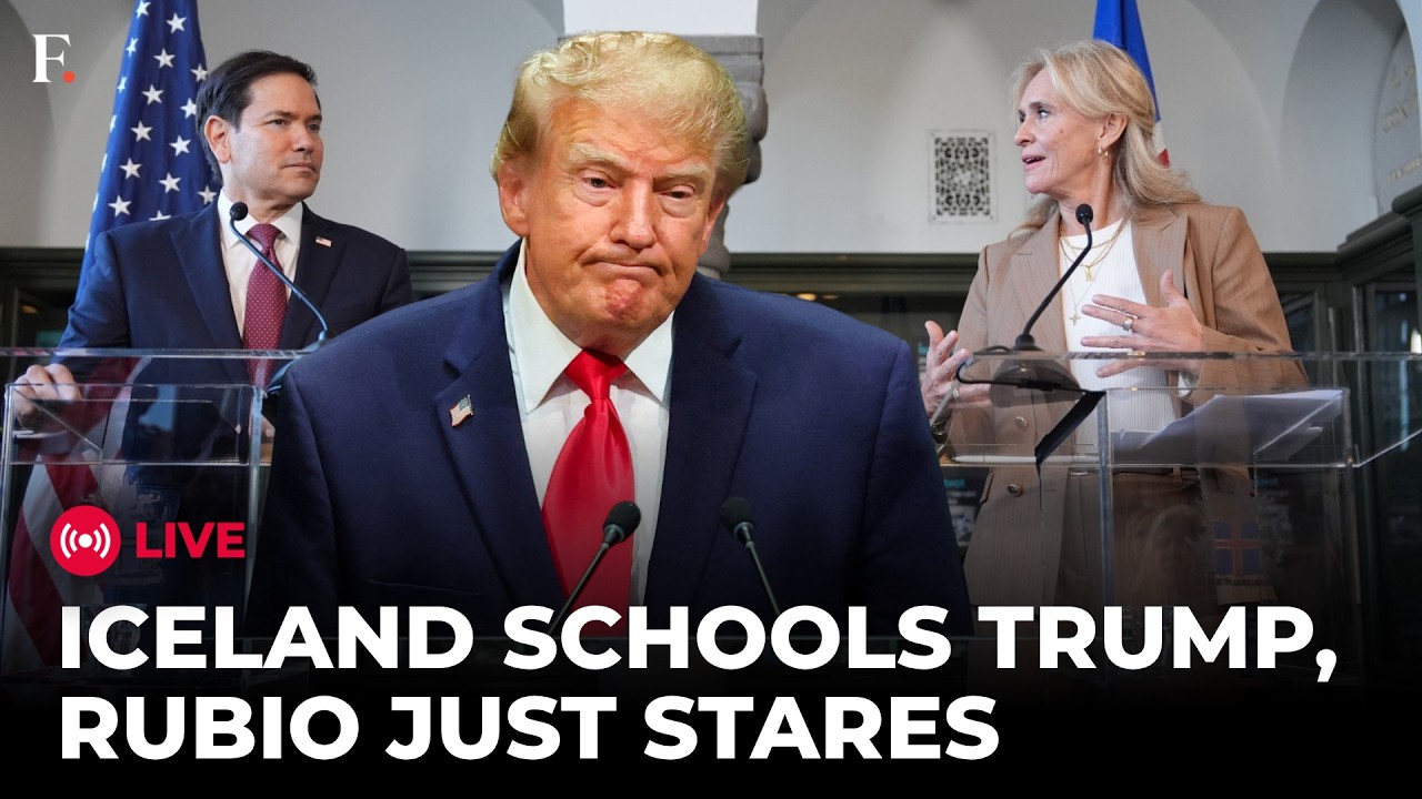 LIVE: Trump Gets A Public Slap From Iceland's FM, Rubio Keeps Staring; 'If You Think Greenland...'