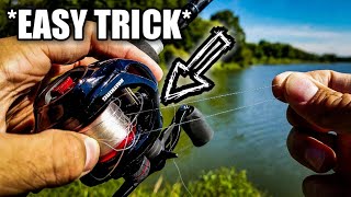 How to Remove a Backlash *FAST* (BAITCASTER TIP)