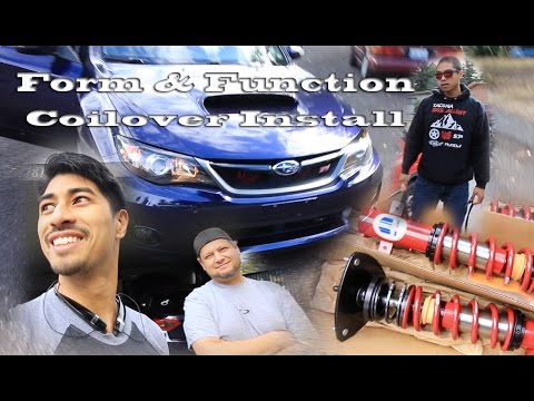 Function and Form Coilovers install on JP's 2011 STI Hatch