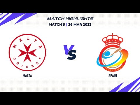 Match 9 - MLT-W vs ESP-W | Highlights | FanCode ECIW Spain | Mar 2023 | ECI23.030
