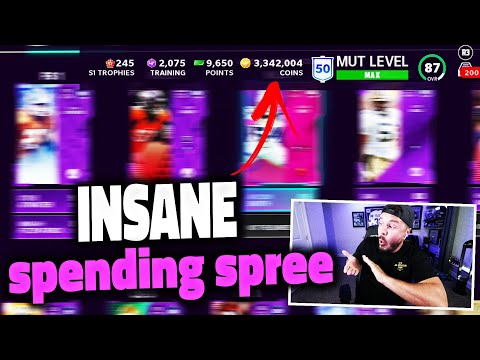 *INSANE* 3 MILLION COIN SPENDING SPREE - Madden 21