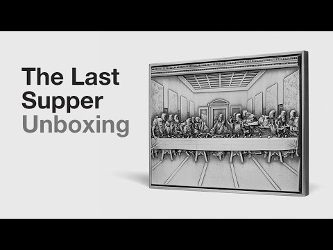 The Last Supper 2 oz Pure Silver Collectible Coin - Unboxing
