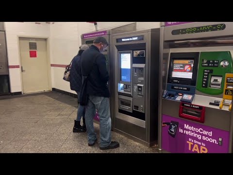N. Y. C. Introduces New OMNY Vending Machines Into Its Subway Systems