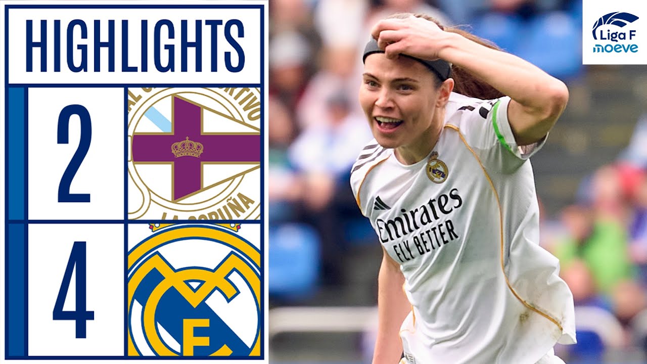 Real Club Deportivo de la Coruña vs Real Madrid Highlights