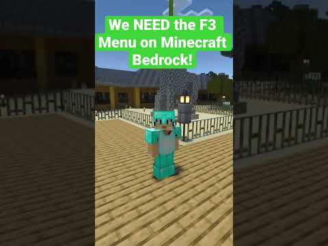 We NEED the F3 Menu on Minecraft Bedrock!
