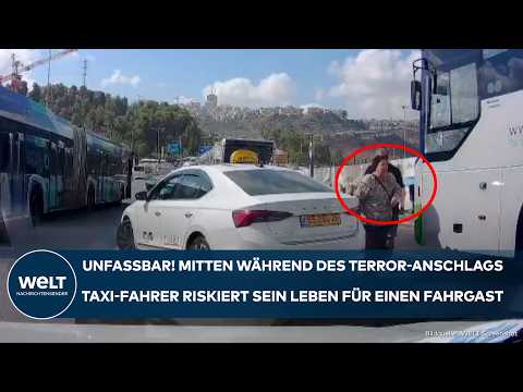ISRAEL: Unfassbare Heldentat in Jerusalem! Taxifahrer riskiert sein Leben für einen älteren Fahrgast