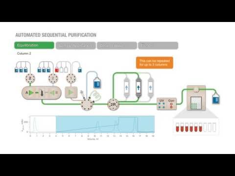 Automated Sequential Purification for High-Throughput Affinity Chromatograpy