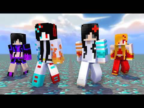 MONSTER SCHOOL : DUN DUN DANCE SADAKO SISTERS - MINECRAFT ANIMATION