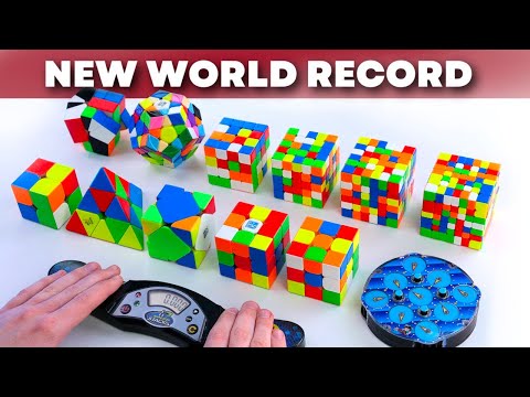 SPEED SOLVING OF ALL OFFICIAL WCA PUZZLES