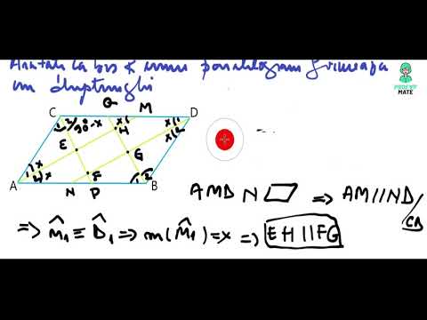 4. Paralelogram, paralele, mijloacele laturilor, dreptunghi- problemă