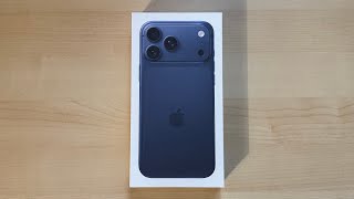 iPhone 17 Pro Max Deep Blue Unboxing