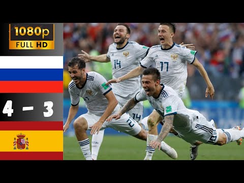 Spain vs Russia | World Cup 2018 Round of 16 | Full Penalty Shootout (4-3)