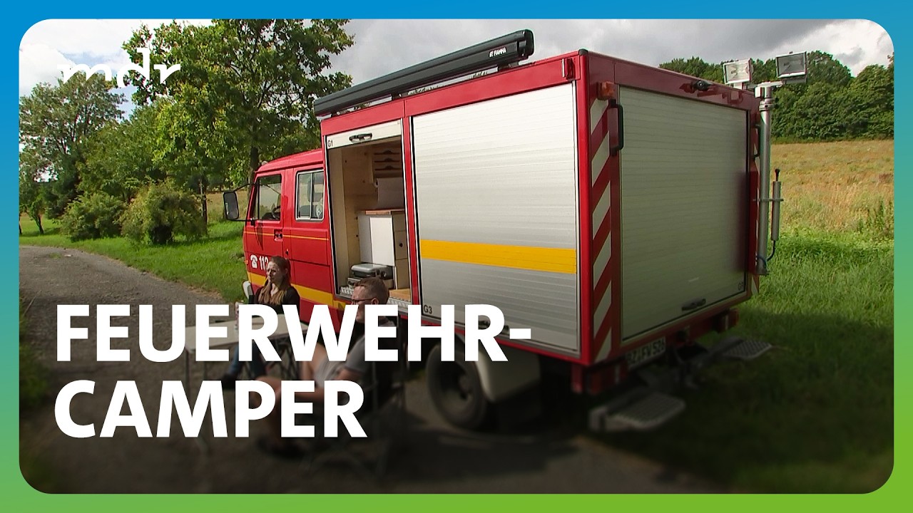 Feuerwehrmann baut Feuerwehrauto zu Wohnmobil um | MDR um 4 | MDR