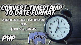 How to convert A Timestamp in Date Format Using PHP