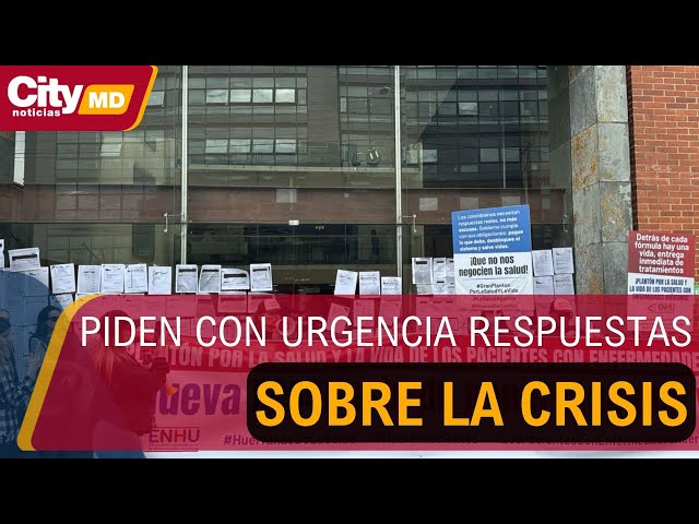 Pacientes de la Nueva EPS protestan por retrasos en medicamentos y citas médicas