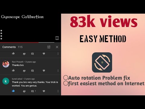 How to fix your auto rotation problem Android | fix Calibration