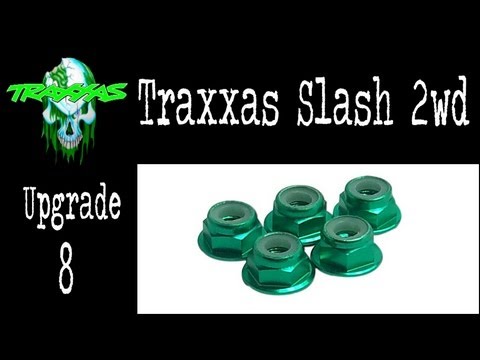 Creature - Traxxas Slash - Level 8 Upgrade - Green Aluminum Nuts
