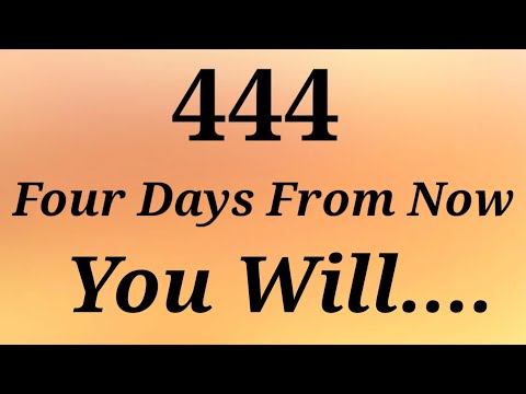 444 🦋 Four days from now you will.... #loa #universemessage