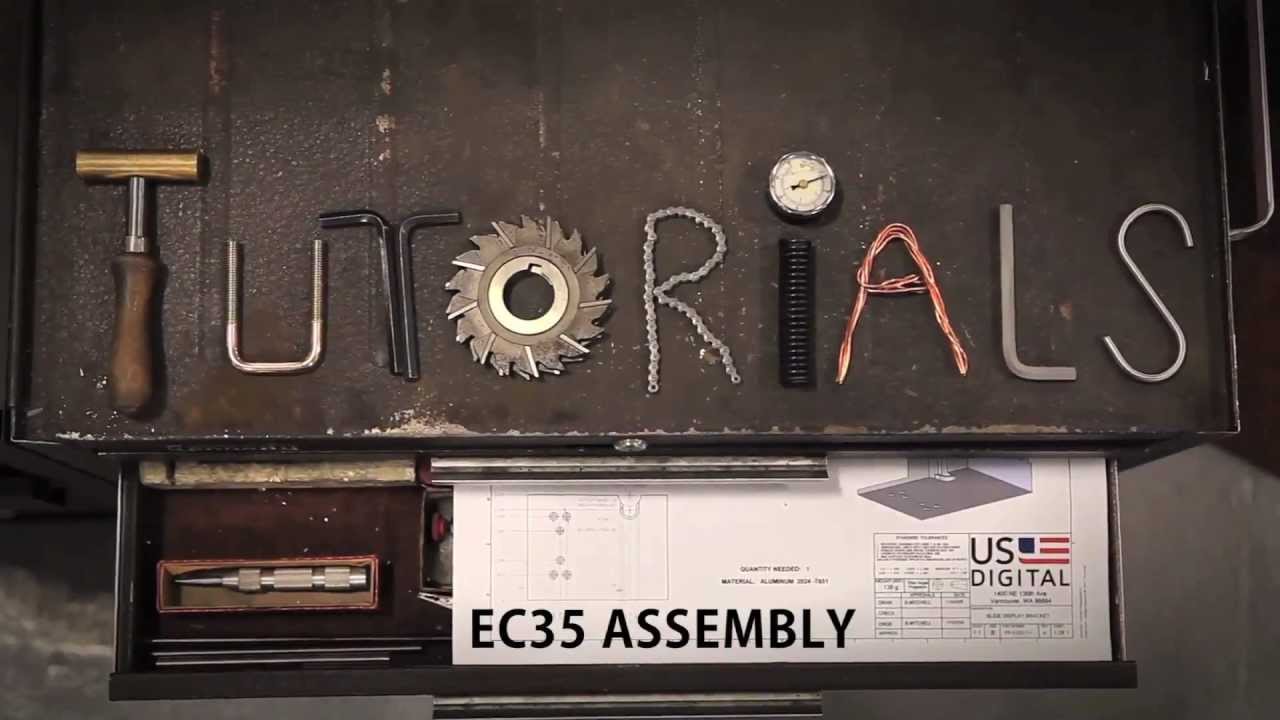 US Digital's EC35 Optical Commutation Kit Encoder Assembly Instructions