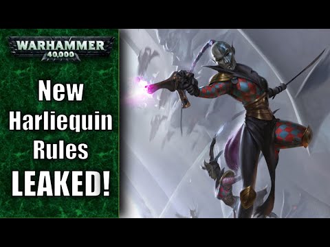 New Eldar Harlequin Rules LEAKED! - White Dwarf Harlequin Stratagems, Rules & Relics FULL REVIEW