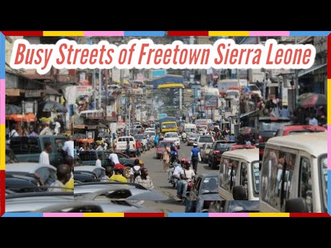 Busy Streets of Freetown, Sierra Leone Live on Facebook