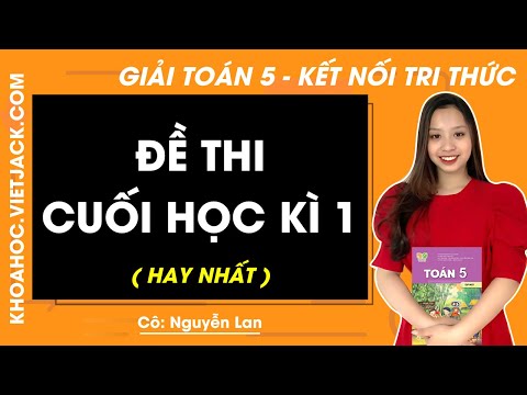 15+ Đề thi Học kì 1 Toán lớp 5 Kết nối tri thức (có đáp án, cấu trúc mới)