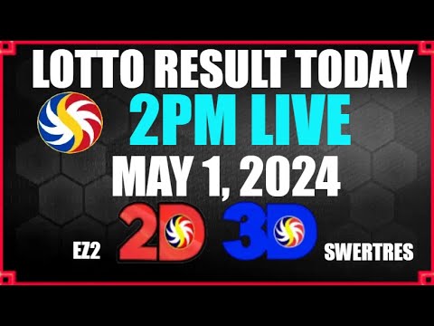 Lotto Result Today 2pm May 1, 2024 Ez2 Swertres Results