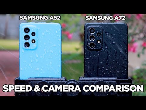 Samsung A52 vs Samsung A72 SPEED TEST & CAMERA Comparison | Zeibiz