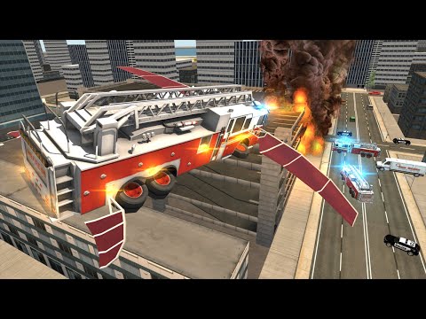 Flying Firefighter Truck 2020 (Game Pickle) | Android Gameplay HD