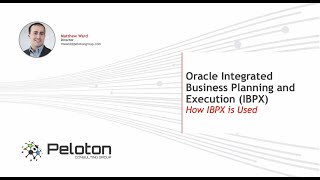 Oracle Integrated Business Planning and Execution (IBPX) Overview (2/3)
