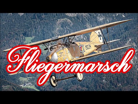 Fliegermarsch (mit Gesang) - Österreichischer Marsch/Austrian March + English Translation