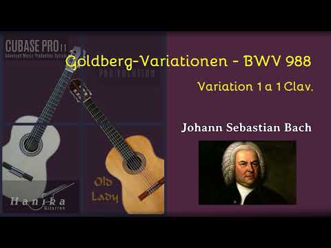 J.S.Bach - Die Goldberg Variationen - BWV 988 - Variation 1 a 1 Clav.